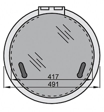 Vetus Hatch Tip Altus İçten İçe Ø42 cm