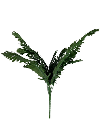 Yapay Çiçek 12 Yaprak Cycas Aşk Merdiveni Eğrelti Otu Sıkas Bitkisi 45*50cm Yapay Bitki