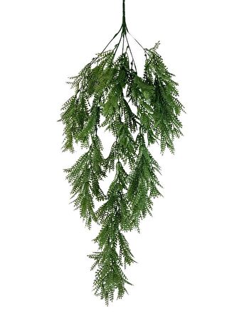 Yapay Çiçek Sarkan Çiçek Yeşil Mat Fern725 Yapay Sarmaşık  70*30cm UV Katkılı Güneşe Dayanıklı