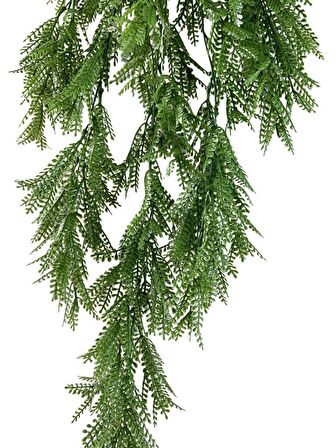 Yapay Çiçek Sarkan Çiçek Yeşil Mat Fern725 Yapay Sarmaşık  70*30cm UV Katkılı Güneşe Dayanıklı