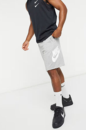 Nike Sportswear Sport Essentials French Terry Alumni Bol Kesim Gri Erkek Spor Şort