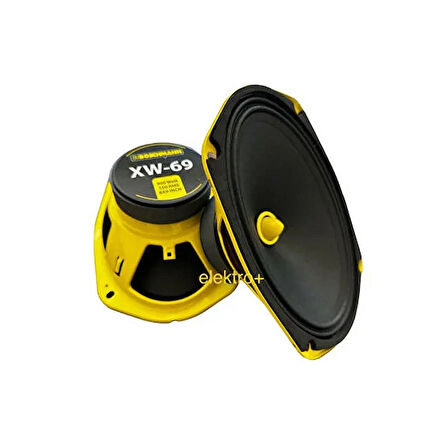BOSCHMANN XW-69-900WMAX-150W RMS-6''X9''-OVAL MİDRANGE HOPARLÖR-2 ADETTİR