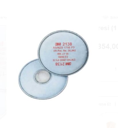 3M 2138 P3 Organik - Ozon Gaz Ve Buhar Filtresi (1 Çift)
