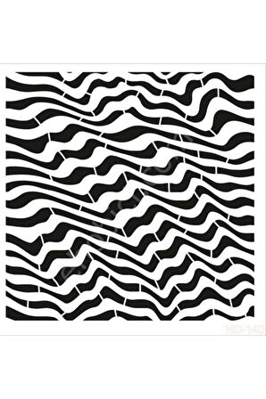 Hd140 Home Dekor Stencil 45x45