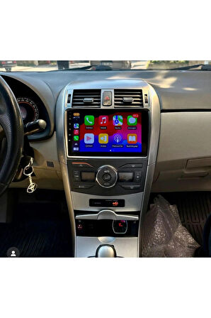 TOYOTA COROLLA (2007-2011)-9''ANDROİD GERÇEK 2+32 GB / 4 ÇEKİRDEK 1.6Ghz / WIFI 5.0Ghz / BT 5.4-KABLOSUZ CARPLAY-AHD HD GERİ GÖRÜŞ KAMERA HEDİYE