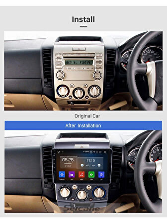 FOR-X FORD RANGER(2006-2010)-9''ANDROİD GERÇEK 2+32 GB / 4 ÇEKİRDEK 1.6Ghz / WIFI 5.0Ghz / BT 5.4-KABLOSUZ CARPLAY-HD GERİ GÖRÜŞ KAMERA HEDİYE