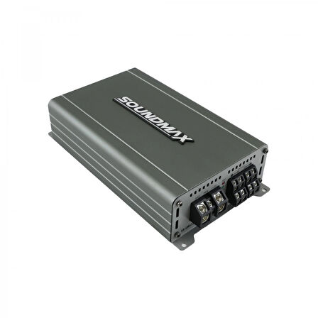 SOUNDMAX SX-LM4125.4D-4X125W RMS PROFESYONEL YER KAPLAMAYAN CLASS D OTO ANFİ