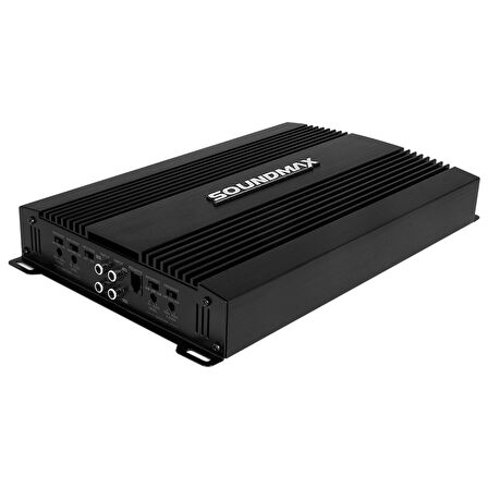 SOUNDMAX SX-3200.4AB-4000W MAX-4X80W RMS-KALİTELİ KÖPRÜLENEBİLİR OTO ANFİ