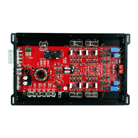 SOUNDMAX SX-3200.4AB-4000W MAX-4X80W RMS-KALİTELİ KÖPRÜLENEBİLİR OTO ANFİ