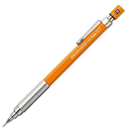 Pentel Graph 600 Teknik Çizim Versatil Kalem 0,7mm Turuncu