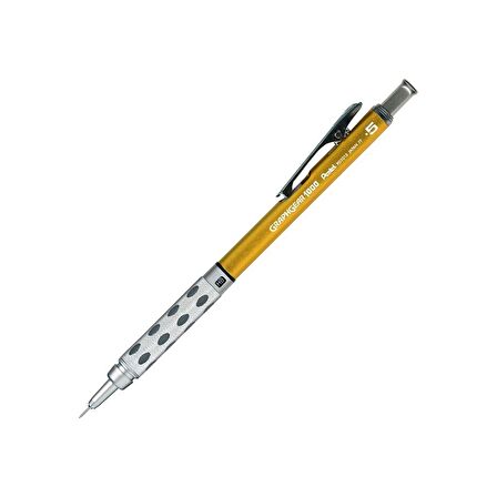 Pentel Graphgear 1000 0.5 mm Mekanik Kurşun Kalem Altın Sarı PG1015C-BX