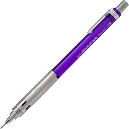 Pentel Teknik Çizim Ve Yazı Versatili 0.7 MM Mor GraphGear 300