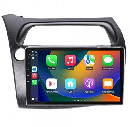 Navismart Multimedya - 8 Çekirdek İşlemci, 8GB RAM, 128GB HAFIZA Honda Civic Type-R/S (2007-2011) ile uyumlu