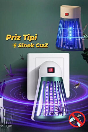 Priz Tipi Sinek Öldürücülü Gece Lambası LTX01