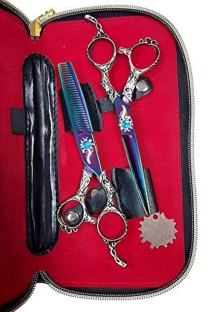 Japon Nakamura Saç Kesim Makas Seti Rainbow Elit Premium Set