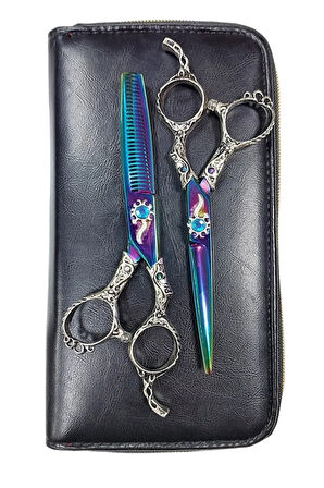 Japon Nakamura Saç Kesim Makas Seti Rainbow Elit Premium Set