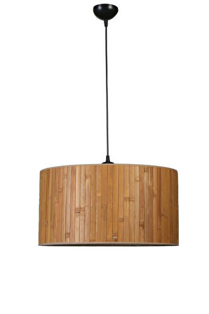 BAMBU 01 ABAJURLU TEKLİ SARKIT AVİZE