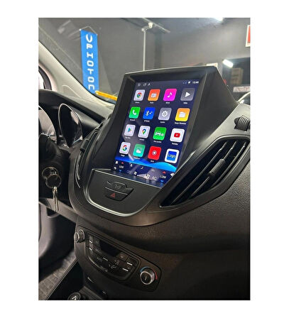 FOR-X FORD COURİER TESLA-ALT PAKET(2015-2023)-9.7''ANDROİD GERÇEK 4+64 GB ram / 4 ÇEKİRDEK 1.6Ghz / WIFI 5.0Ghz / BT 5.4-KABLOSUZ CARPLAY-AHD HD GERİ GÖRÜŞ KAMERA HEDİYE
