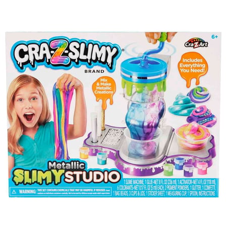 Metalik Slime Yapım Stüdyosu Seti - Parlak ve Işıltılı Kendi Slime'ını Kendin Yap!