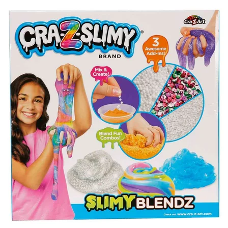 Cra-Z-Art Cra-Z-Slimy Slime Tasarım Seti - 12'li Paket ve Dekoratif Aksesuarlı