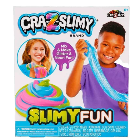 Slime Yapım Seti - Kendin Yap Renkli ve Simli Slime Hazırlama Kiti