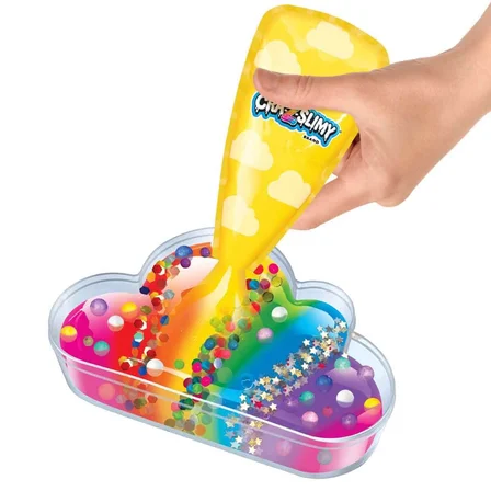 Deluxe Gökkuşağı Slime Yapım Seti - 11 Hazır Slime ve Dev Süsleme Aksesuar Paketi