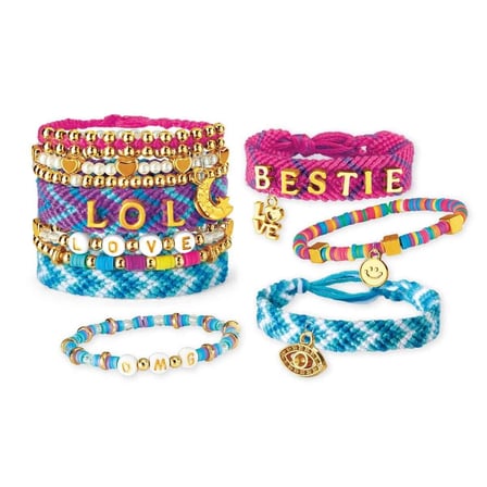 00065625 SUN-CZA-HOBİ SET SHIMMER N SPARKLE SPARKLING A TO Z FASHION BRACELETS