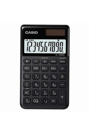 Sl-1000Sc-Bk Cep Tipi 10 Hane Siyah Hesap Makinesi