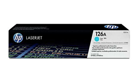 HP 126A Cyan Mavi 1.000 Sayfa Toner CE311A