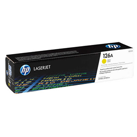 Hp CE312A (126A) Kutusu Hasarlı Sarı Orjinal Toner