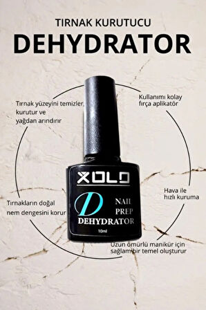 Nail Dehydrator 10 ML Jel Tırnak Kalıcı Oje İçin Yağ ve Nem Dengeleyici Hazırlık Solüsyonu