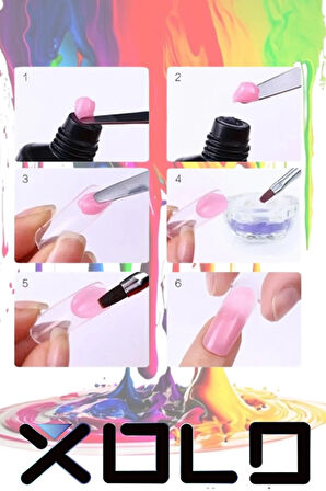 Kireç Beyazı Polygel Protez Tırnak Polijel Poly Gel 15 ML