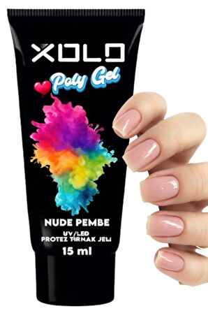 Nude Pembe Polygel Protez Tırnak Polijel Poly Gel 15 ML