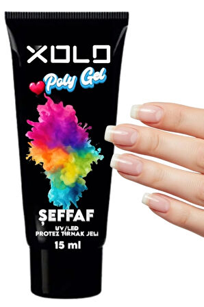 Şeffaf Polygel Protez Tırnak Polijel Poly Gel 15 ML