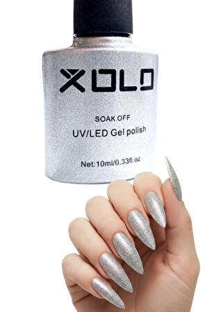 Kalıcı Oje 10 ML Simli Gri K035