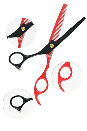 Samuray Dragon Kuaför Berber Makas Seti Düz ve Ara Makas 6.5 inç 17cm XLQ509