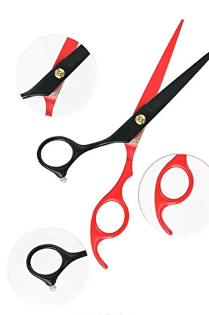 Samuray Dragon Kuaför Berber Makas Seti Düz ve Ara Makas 6.5 inç 17cm XLQ509