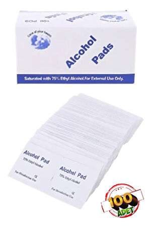 Oje Çıkarıcı Mendil 100 Adet Normal Jel Akrilik Oje Çıkarıcı Ped mendil