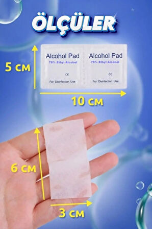 Oje Çıkarıcı Mendil 100 Adet Normal Jel Akrilik Oje Çıkarıcı Ped mendil