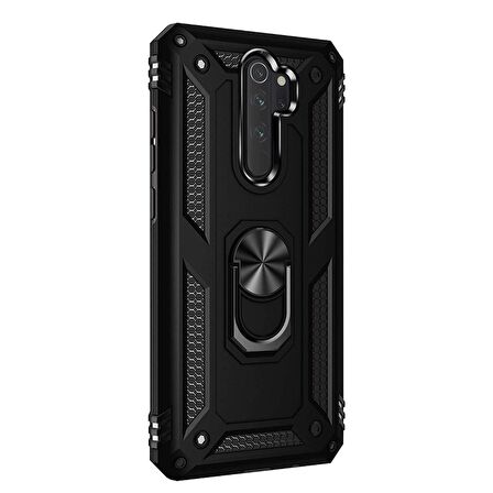 Gpack Xiaomi Redmi Note 8 Pro Kılıf Vega Standlı Yüzüklü Mıknatıslı