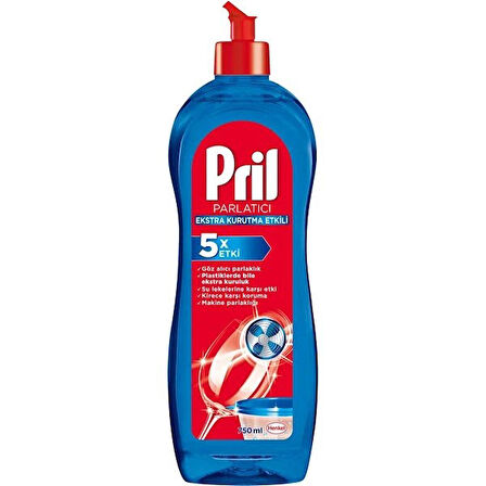 Pril Bulaşık Makinası Parlatıcı 750 ml x 2 Adet