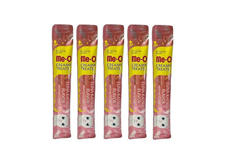 Me-O Ton Balıklı ve Katsuo Balıklı Likit Kedi Ödülü Maması 15 Gr*5ADET