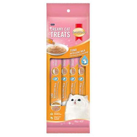 SmartHeart Tunalı ve Keçi Sütlü Krema Kedi Ödülü 4x15gr