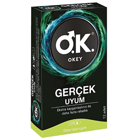 Okey Gerçek Uyum 12 li Prezervatif