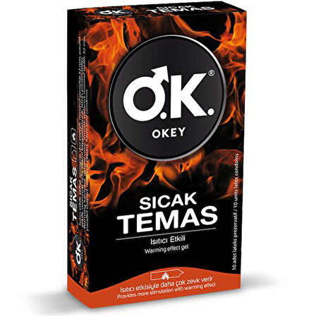 OKEY PREZERVATİF SICAK TEMAS 10 LU X 10 ADET