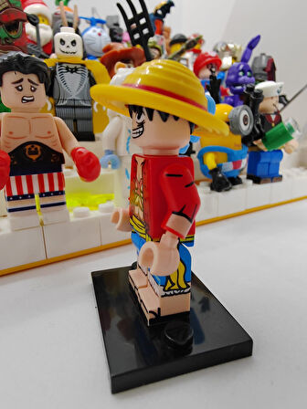 one piece anime mini figür monkey d luffy M-103