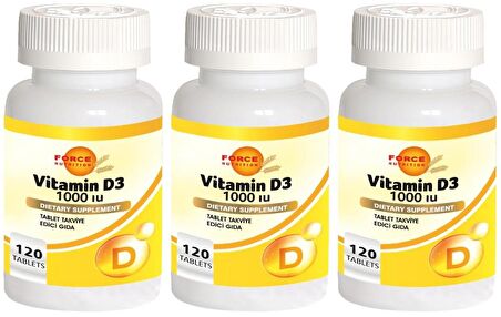 Vitamin D 1000 IU 3x120 Tablet