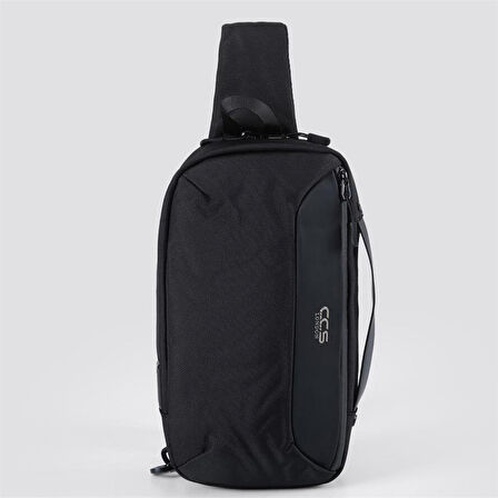 Ççs 31407 Tek Omuz Askılı Sırt ve Göğüs Çantası Siyah