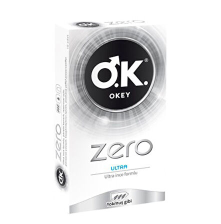 OKEY ZERO ULTRA PREZERVATİF 10LU