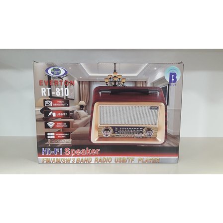 Rt-810 Fm-Usb-Tf-Aux Nostaljik Radyo